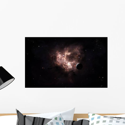 Emission Nebula Is Viewed Wall Decal