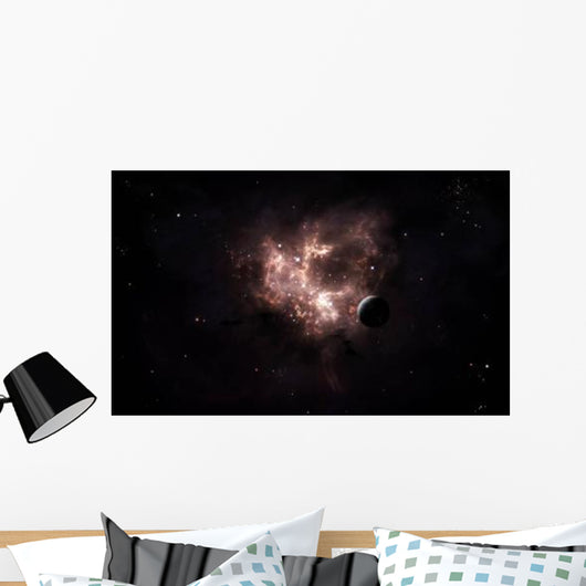 Emission Nebula Is Viewed Wall Decal