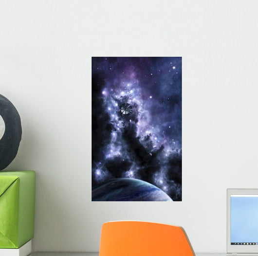 Solar Sail Appears from Wall Decal