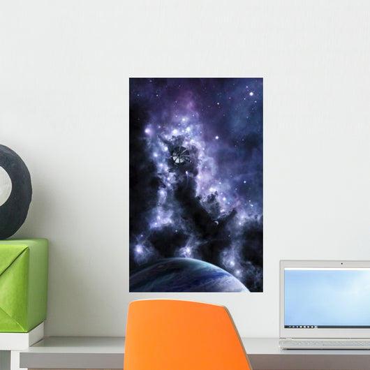Solar Sail Appears from Wall Decal