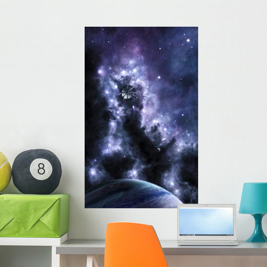 Solar Sail Appears from Wall Decal