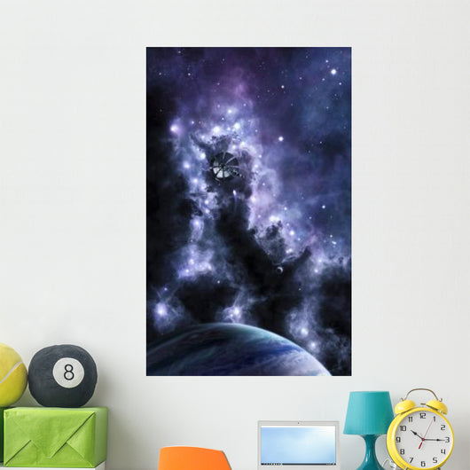 Solar Sail Appears from Wall Decal