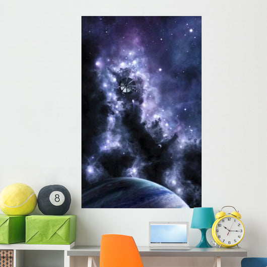 Solar Sail Appears from Wall Decal