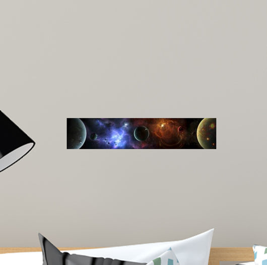 Massive and Crowded Universe Wall Decal