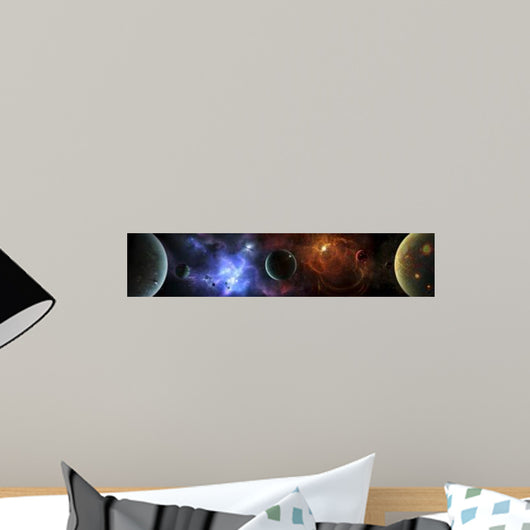 Massive and Crowded Universe Wall Decal