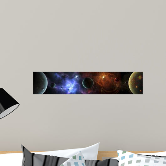 Massive and Crowded Universe Wall Decal
