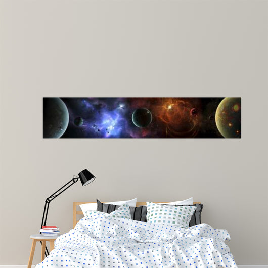 Massive and Crowded Universe Wall Decal