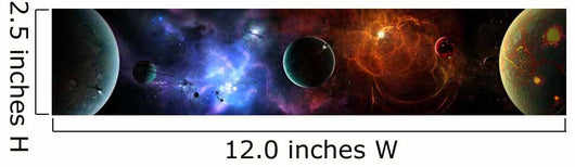 Massive and Crowded Universe Wall Decal