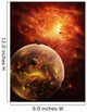 Eye-shaped Nebula and Ring Wall Decal