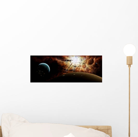 From Busy Planetary System Wall Decal