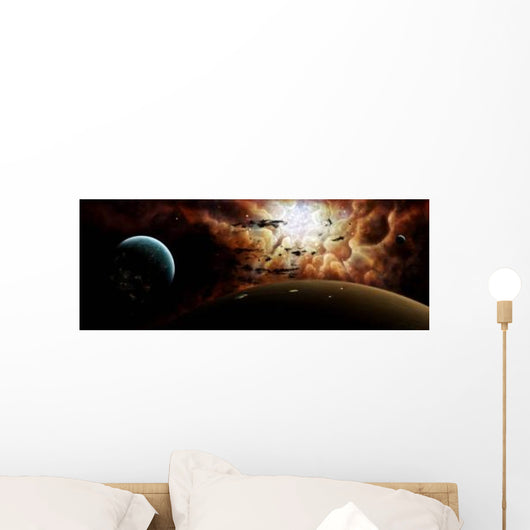 From Busy Planetary System Wall Decal
