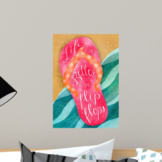 Flip Flops Wall Mural