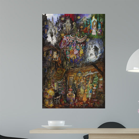 A Christmas Carol Wall Mural