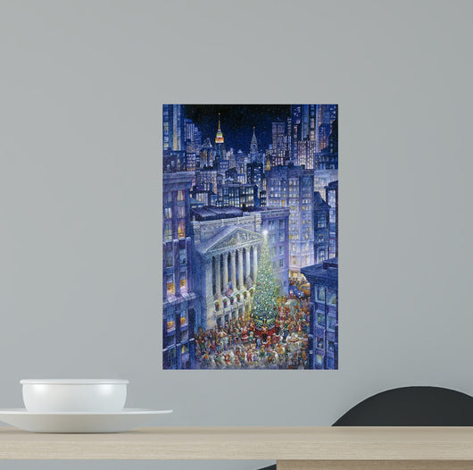 Christmas In The City Wall Mural