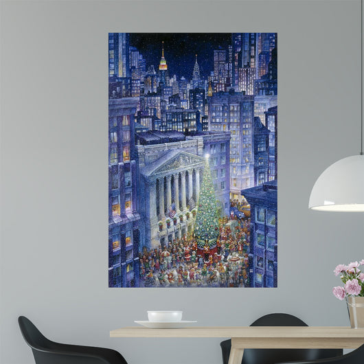 Christmas In The City Wall Mural