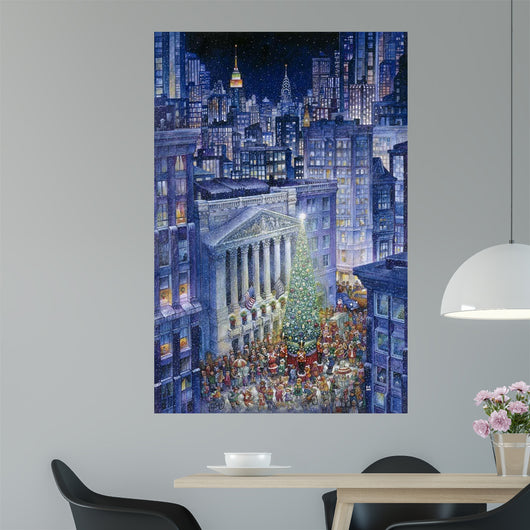 Christmas In The City Wall Mural
