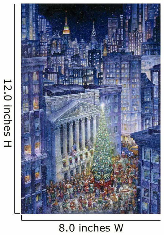 Christmas In The City Wall Mural