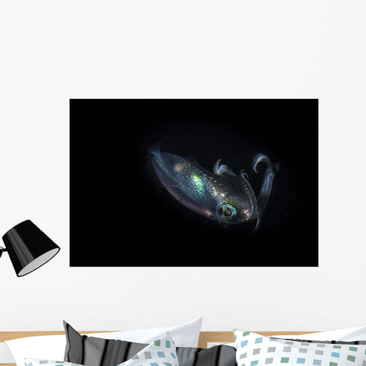 Reef Squid Hovers Wall Decal