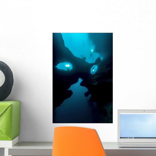 Eerie Underwater Site Cebu Wall Decal
