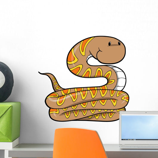 Brown Snake Wall Decal