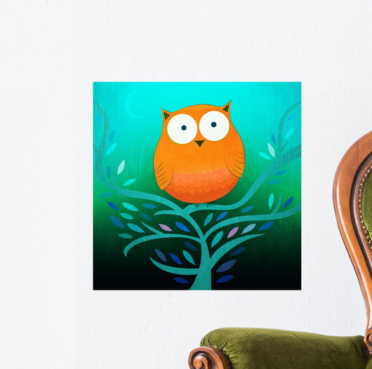 Night Owl Wall Mural