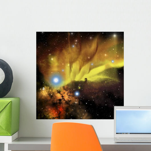 Illustration Horsehead Nebula Wall Decal