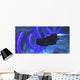 Spaceship Flies near Cosmic Wall Decal