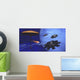 Meteor Flies past Space Wall Decal