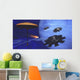 Meteor Flies past Space Wall Decal