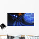 Spacecraft Flies near Ice Wall Decal
