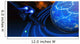 Spacecraft Flies near Ice Wall Decal