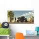 Female Soldier Draws Her Wall Decal