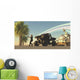 Female Soldier Draws Her Wall Decal