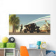 Female Soldier Draws Her Wall Decal