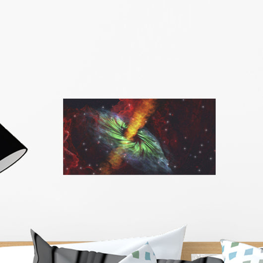 Rays Hot Plasma Radiate Wall Decal