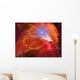 Orange Nebula Wall Decal