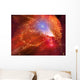 Orange Nebula Wall Decal