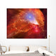 Orange Nebula Wall Decal