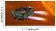 Ironstar Battleship Flies near Wall Decal