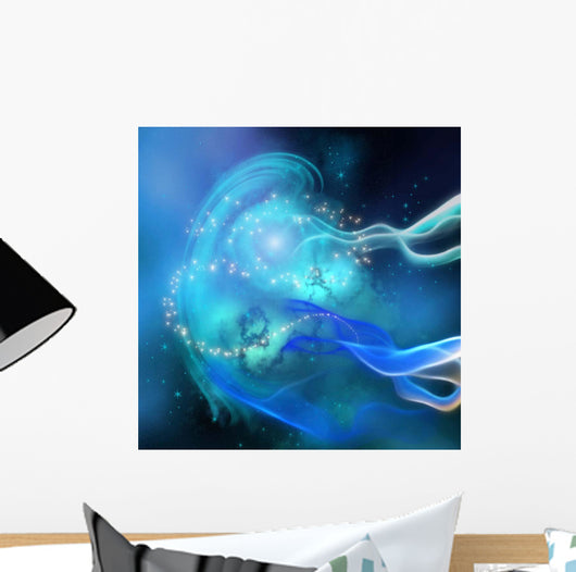Blue Nebula Wall Decal