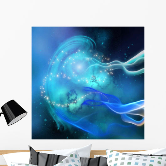 Blue Nebula Wall Decal