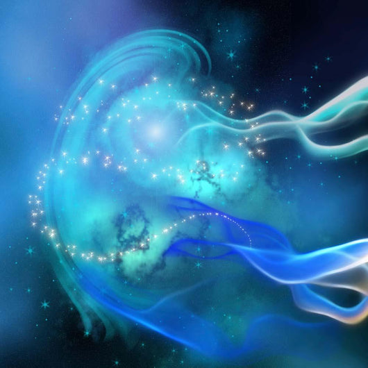 Blue Nebula Wall Decal
