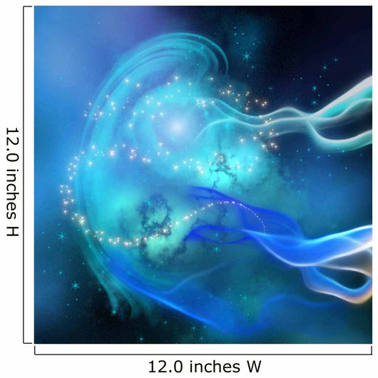 Blue Nebula Wall Decal