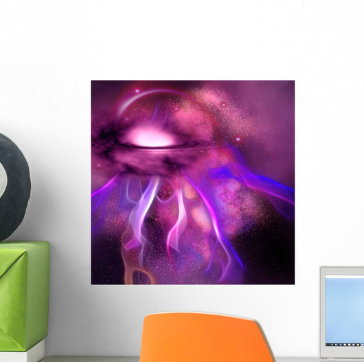 Blushing Nebula Wall Decal