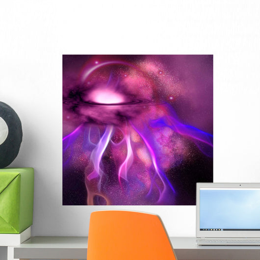 Blushing Nebula Wall Decal