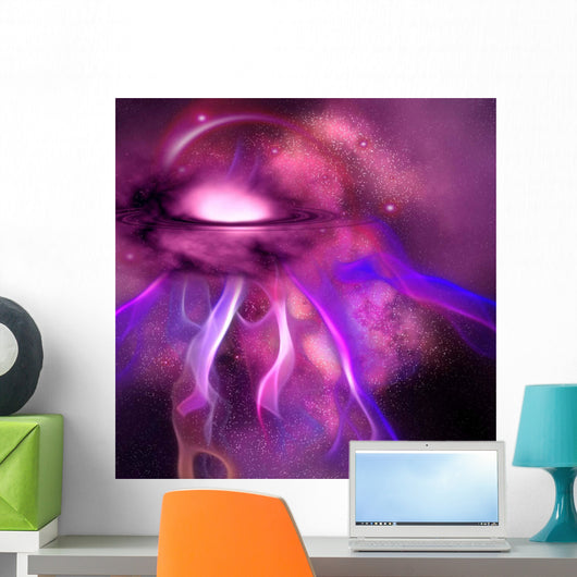 Blushing Nebula Wall Decal