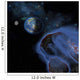 Several Asteroids Hurtle towards Wall Decal