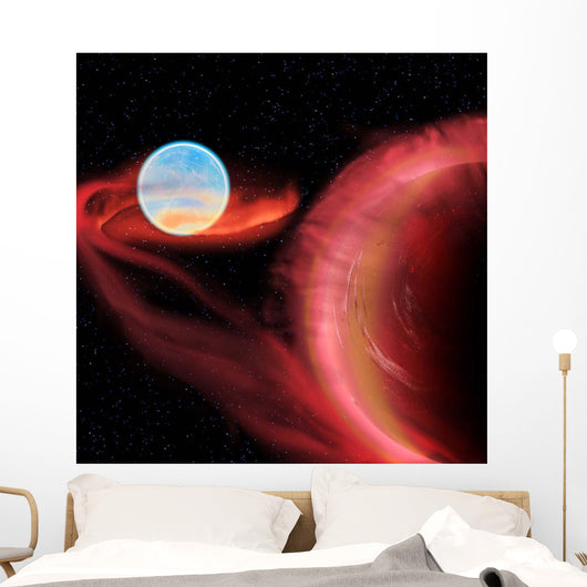 Binary Star System Wall Decal