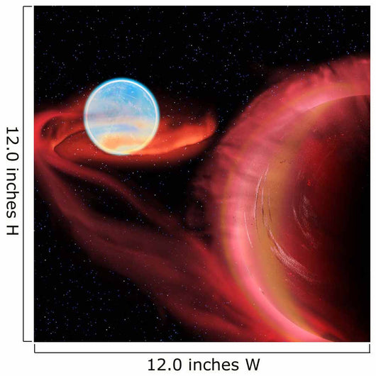Binary Star System Wall Decal