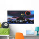 Spacecraft Passes Asteroid Field Wall Decal